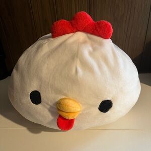 Shinada Global Kawaii Biddy Chicken Rare Plush 15" Large Stuffed Animal Round 1